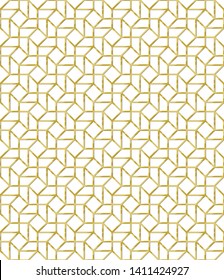 seamless geometric pattern in gold tones inspired by contemporary architecture