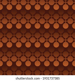 Seamless geometric pattern. Gradient. Brown background.