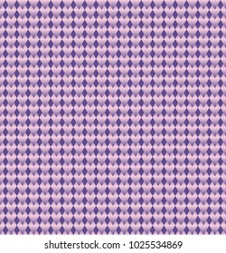 Seamless geometric pattern of gradient purple and pink colors on ultraviolet background; similar to knitting surface. Vector illustration. Use as background, texture in web, UI, logo, graphic design.