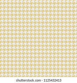 Seamless geometric pattern of gray and beige elements goose foot.