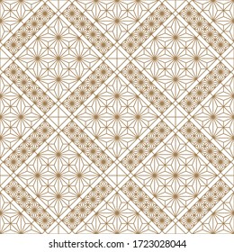 Nahtlose geometrische Muster, großartiges Design für Druck, Laserschnitt, Gravieren, Umhüllung.Muster Hintergrund Vektor.Gold und Weiß.Durchschnittliche Dickenlinien.