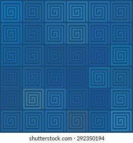 Seamless geometric pattern. Greek meander. In vector format. Color.