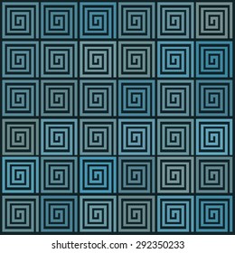 Seamless geometric pattern. Greek meander. In vector format. Color.
