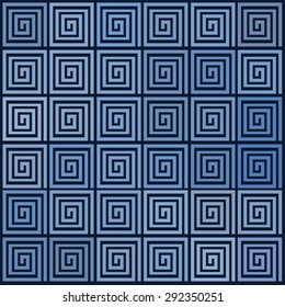 Seamless geometric pattern. Greek meander. In vector format. Color.