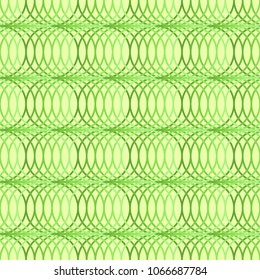 Seamless geometric pattern, green circle abstract background, universal wallpaper