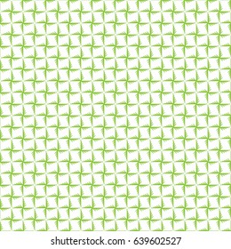 Seamless geometric pattern in green color made of thin flat trendy linear style lines. Inspired of banknote, money design, currency, note, check or cheque, ticket, reward. Watermark security. Vector.
