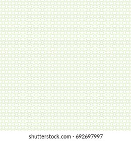 Seamless geometric pattern in green color made of thin flat trendy linear style lines. Inspired of banknote, money design, currency, note, check or cheque, ticket, reward. Watermark security. Vector. 