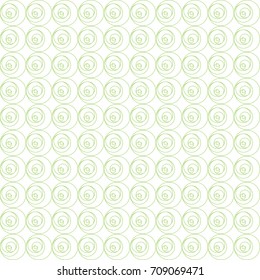 Seamless geometric pattern in green color made of thin flat trendy linear style lines. Inspired of banknote, money design, currency, note, check or cheque, ticket, reward. Watermark security. Vector. 