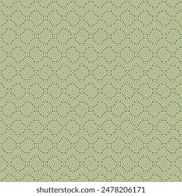 Seamless Geometric pattern. Green geometric seamless pattern designs suitable for Backgrounds, Interiors, Textiles, Tiles, Wallpapers, Printing, Textures, Fabrics, Cover, etc. EPS 10