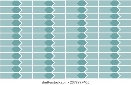 seamless geometric pattern, green pentagon arranged in horizontal rows repeat seamless pattern, replete image design for fabric print or wallpaper or backdrop or wrap paper print, overlap