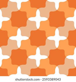 Seamless geometric pattern - hand drawn vector illustration.