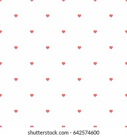 Seamless geometric pattern with heart