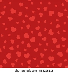Seamless geometric pattern with hearts.Vector illustration.