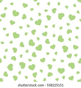 Seamless geometric pattern with hearts.Vector illustration.