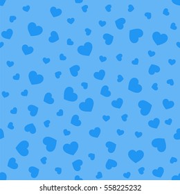 Seamless geometric pattern with hearts.Vector illustration.