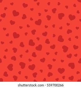Seamless geometric pattern with hearts.Vector illustration.
