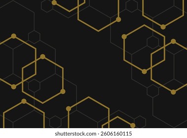 Seamless geometric pattern with hexagons. Modern stylish texture.
