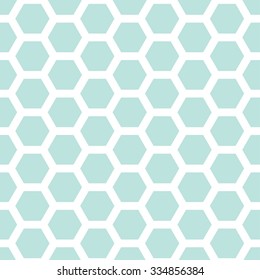 Seamless geometric pattern with honeycombs