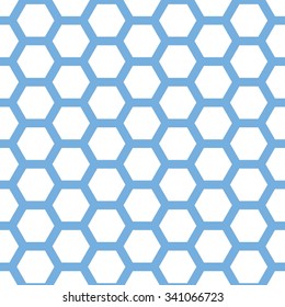 Seamless geometric pattern with honeycombs