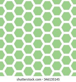 Seamless geometric pattern with honeycombs