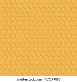 Seamless geometric pattern with honeycombs. Vector illustration honey comb and honeycomb seamless pattern. Golden honey comb bee background sweet wax pattern texture beeswax shape.