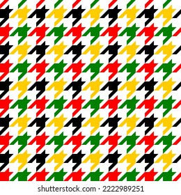 seamless geometric pattern with hounds tooth