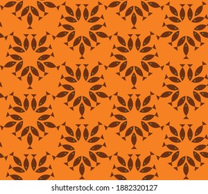 Seamless geometric pattern with the image of small fish, sea, fishes. Vector design for web banner, business presentation, brand package, fabric, print, wallpaper, postcard.
