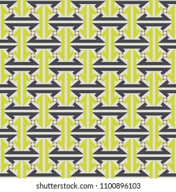 seamless geometric pattern with interacting arrows