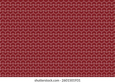 Seamless geometric pattern with interconnected cubes creating an optical illusion effect. Perfect for wallpapers, textiles, backgrounds, packaging, and modern decorative applications.