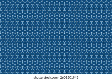 Seamless geometric pattern with interconnected cubes creating an optical illusion effect. Perfect for wallpapers, textiles, backgrounds, packaging, and modern decorative applications.