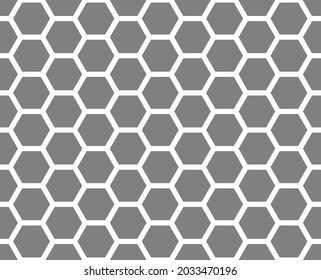 Seamless geometric pattern of intersecting lines creating hexagons. An ornament for texture, textiles and simple backgrounds. Flat style.