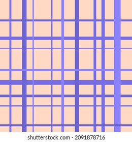 Seamless geometric pattern of intersecting straight lines forming squares. Vector illustration in flat plane style.