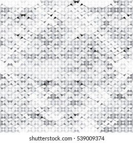 Seamless geometric pattern. Intricate abstract background in gray color. Grayscale pattern for webpage design. Vector