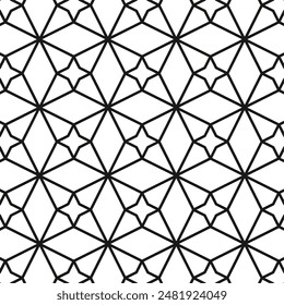 Patrón geométrico sin fisuras con fondo abstracto islámico, texturas decorativas, arte tradicional y Elementos de diseño modernos en formato Vector para ilustraciones árabes únicas.