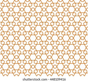 Seamless Geometric Pattern of Islamic Style.