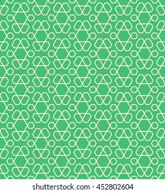 Seamless Geometric Pattern of Islamic Style.