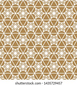 Seamless geometric pattern in japanese style .Rounded corners.