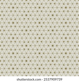 Seamless geometric pattern in japanese style Kumiko zaiku 
