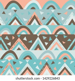 seamless geometric pattern for kids