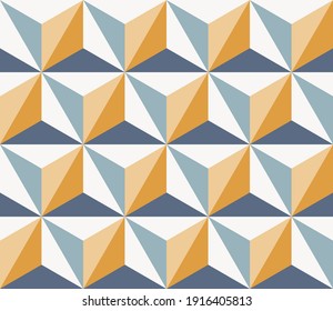 Patrón geométrico sin fisuras en colores claros