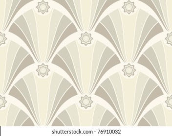 Seamless geometric pattern in light colors
