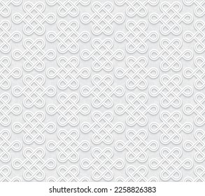 Seamless geometric pattern with light grey background, Vector Illustration
