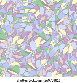 Seamless geometric pattern lilac color. Vector illustration