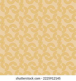 Seamless geometric pattern with line golden elements on pink background. Vector print for fabric background, textile