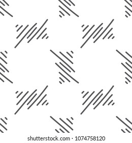 Seamless geometric pattern with lines.