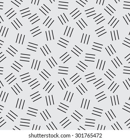 Seamless geometric pattern with lines.