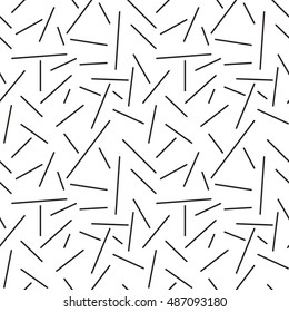 Seamless geometric pattern with lines.