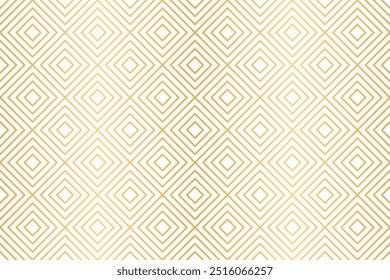 Padrão geométrico contínuo com linhas. padrão de diamante feito de linhas retas. Caixas Diagonais Editáveis estilo retro para decoração de sala.