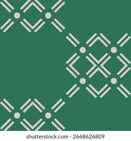 seamless geometric pattern with lines and dots ethnic background with ornamental decorative elements for fabric surface design packaging vector illustration