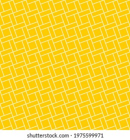 Seamless geometric pattern of lines on orange background.